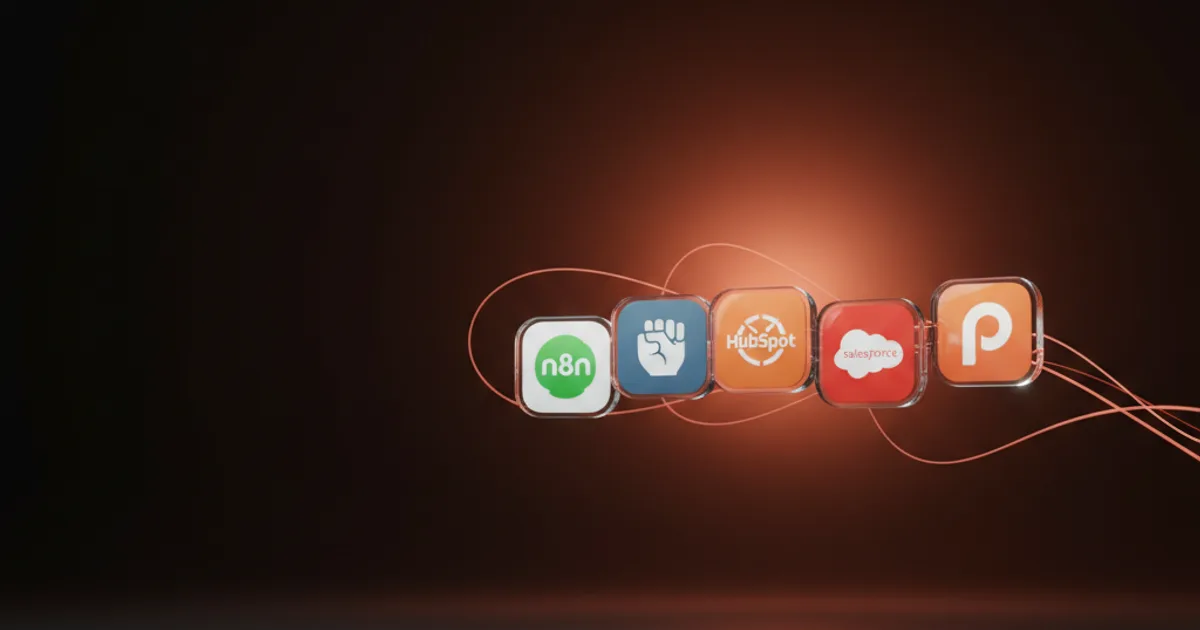 Automatisation CRM : les déclencheurs et les champs synchronisés entre n8n, HubSpot, Salesforce et Pipedrive